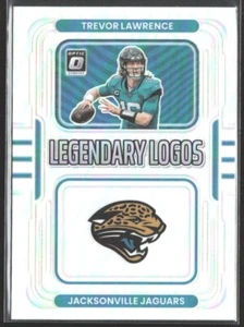 2022 Donruss Optic Legendary Logos Holo Trevor Lawrence Jacksonville Jaguars - Picture 1 of 2