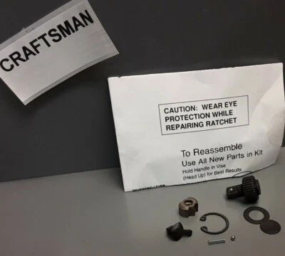  Ratchet Repair Kit 49834 for 1/4" Drive Flex Head Craftsman Fits 49951 Ratchet - Image 1 of 4