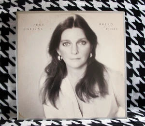 Judy Collins : Bread & Roses 1976 Folk World LP Vinyl Record 7E-1076 (Grade G+) - Picture 1 of 9