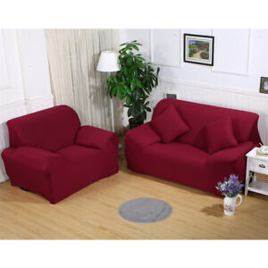 1/2/3/4 Seater Sofa Covers Stretch L Shape Sectional Sofa Couch Cover Slipcover