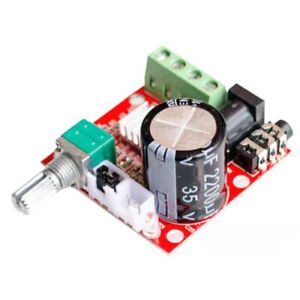 Mini Amplificateur Classe Ré 2x10 Watt Sur 8ohm 12v Dc