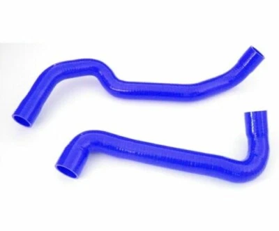 For 1988-1991 BMW E30 M3 2.3L MT 89 90 91 Blue Silicone Radiator Hose Kit Pipes - Image 1 of 4