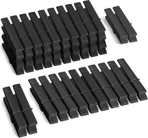 3,5 Pollici 50 Pezzi Spille Colorate per Vestiti per AulaAbbigliamento Spille Legno per Appendiabiti... - Foto 1 di 1