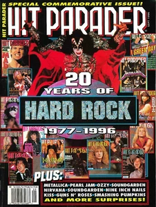 Hit Parader Magazine September 1996 Kiss Ozzy Osbourne Metallica Van Halen ACDC - Picture 1 of 2