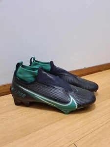 Nike Vapor Edge Pro 360 Football Cleats Black/Green Men's US 10 UK 9 EU 44 Rare - Picture 1 of 14