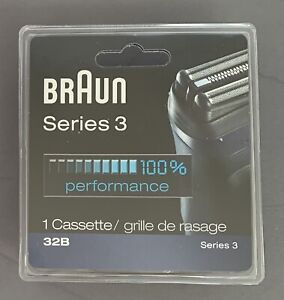 Braun Series 3 32B Replacement Shaver Heads New Sealed Made In Germany