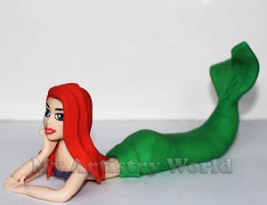 Edible 3D fondant/gum paste Mermaid cake topper. Mermaid figurine for a cake. - Picture 1 of 2