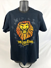 Mens Disney Presents The Lion King The Broadway Musical T-Shirt Sz L Black