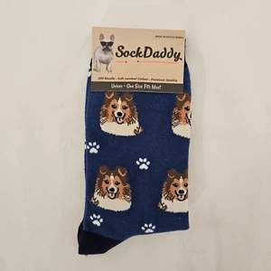Sheltie Hunderasse Socken Unisex Socke Daddy von E&S Pets - Bild 1 von 3
