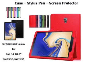 Flip PU Leather Cover Case for Samsung Galaxy Tab S4 10.5" T830/T835 - Foto 1 di 22