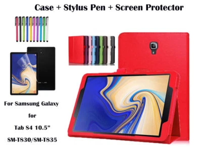 Flip PU Leather Cover Case for Samsung Galaxy Tab S4 10.5" T830/T835