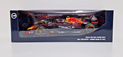 MINICHAMPS 1:18 MODELLINO AUTO F1 RED BULL RB18 VERSTAPPEN MIAMI GP 2022 DIECAST - Immagine 1 di 4
