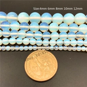 Wholesale Natural Gemstone Round Spacer Loose Beads 4mm 6mm 8mm 10mm 12mm - Picture 1 of 50