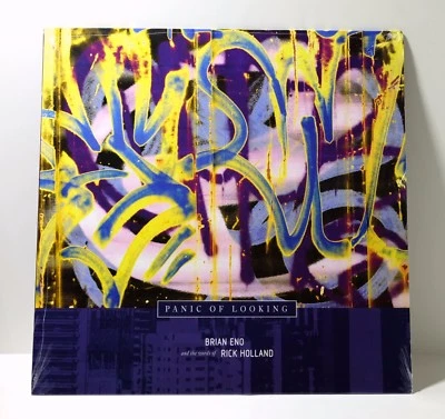 BRIAN ENO And The Words Of RICK HOLLAND Panic Of Looking VINYL LP Sealed - Image 1 of 2