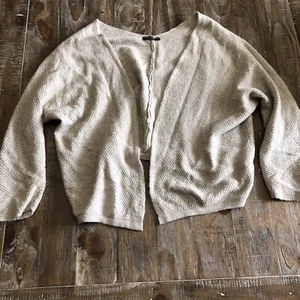 Brandy Melville Pull Over Knit Taupe Cardigan Womens One Size NEW - Picture 1 of 3