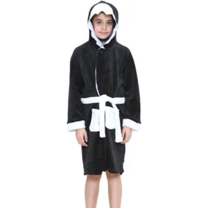 A2Z 4 Kids Super Soft 3D Shark Animal Hooded Bathrobe Dressing Gown Beach Robe - Picture 1 of 6
