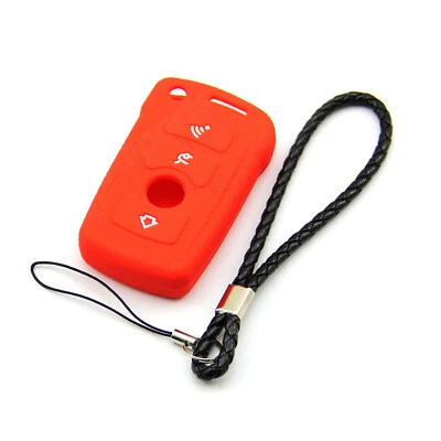 Funda Silicona Roja para BMW 6 7 750i 745i 760i 650i Mando a Distancia Smart Key BM02RE Foto 1 de 4