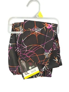 No Boundaries Spiderweb Ankle-Length Halloween Leggings L (11-13) Juniors - Picture 1 of 2
