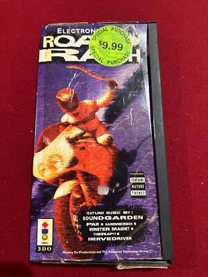 Road Rash (3DO, 1994) Panasonic 3DO with box and paperwork  - Image 1 of 4