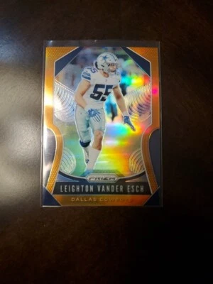 2019 Panini Prizm Orange Prizm 155/249 Leighton Vander Esch #41(C) - Image 1 of 2