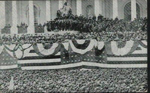 1909 Washington DC Inauguration Photo of President Taft on Postcard - Picture 1 of 2