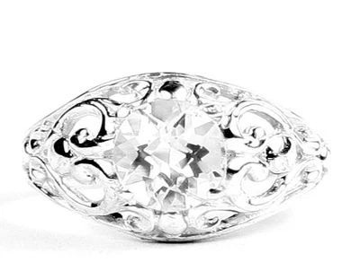 Silver Topaz, 925 Sterling Silver Ladies Ring, SR111 - Image 1 of 4