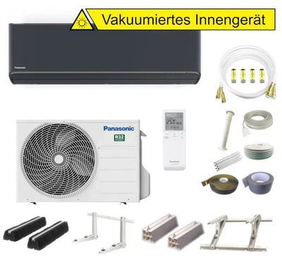 Panasonic Etherea Graphit KIT-XZ35-ZKE-H 3,5 kW mit Quick Connect Set Optional - Bild 1 von 4