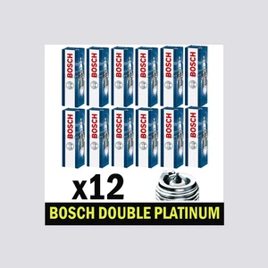 12x Spark Plugs Fits AUDI A8 4 4E 6.0 AZC BHT BSB BTE 4 4D8 4E2 4E8 6656322420 - Picture 1 of 6