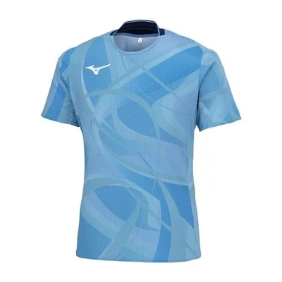 [Mizuno] Ropa de entrenamiento Dry Aeroflow camiseta manga corta vinculada al... - Imagen 1 de 4