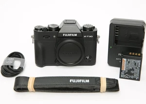 FUJIFILM X-T30 Mirrorless Digital Camera (Body Only, Black) 26.1MP, 1040 Shutter - Picture 1 of 7