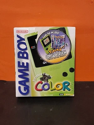 Rare Nintendo Kiwi Gameboy Color Pokemon Crystal Limited Edition Bundle Box Only - Image 1 of 4