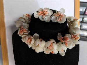 Vintage - Muschel Armband und Ohrringe - Bild 1 von 4
