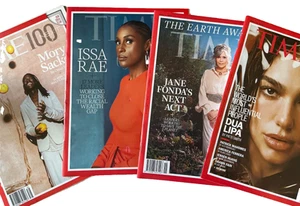 TIME Magazine Bundle - Mory Sacko / Issa Rae / Jane Fonda / Dua Lipa 2023/4 - Picture 1 of 5