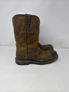 Justin Boots Waterproof Leather Upper Work Boots WK4960 Size 9D - Picture 1 of 7