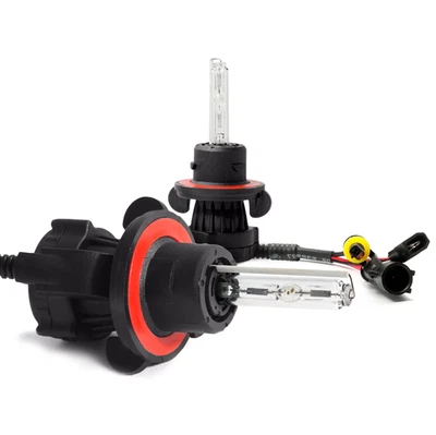 H13 9008 High Low Beam Bi-Xenon 10000K XENON Conversion HID Kit Super Blue W179 - Image 1 of 4