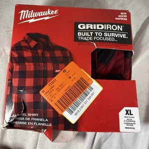 Milwaukee Gridiron Flanellhemd rot X-LARGE M551R-XL - Bild 1 von 6