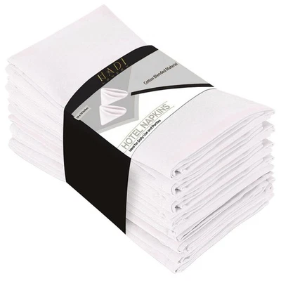 Kitchen Cloth Napkins Cotton Blend Table Dinner Napkins for Hotel Wedding Party - Image 1 of 4