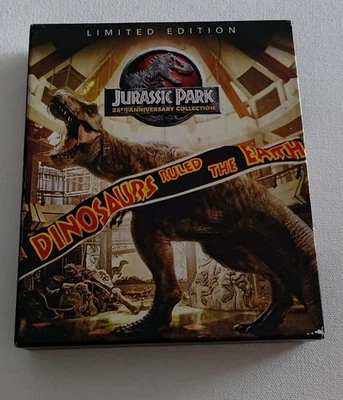 Jurassic Park: 25th Anniversary Collection (DVD, 2 SteelBooks, 4K Ultra HD) Rare - Image 1 of 4