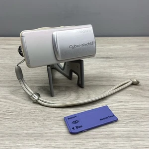 Sony Cybershot DSC-U10 1.3MP Compact Digital Camera Silver Tested - Picture 1 of 22