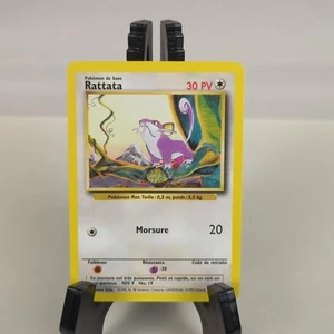 Pokemon RATTATA 61/102 - FRENCH Base Set Common - Never Played NM/M - Picture 1 of 3