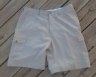 Island Republic Mens 6-Pocket Cargo Shorts Tan Size 40