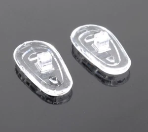 50Pairs Crystial Silicone Eyeglass Oval Sunglass Glasses Nose Pads Nosepad - Picture 1 of 5
