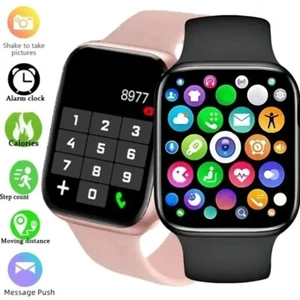 2024 Smart Watch For Men/Women, Waterproof Smartwatch Bluetooth iPhone Samsung.. - Zdjęcie 1 z 16