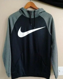 Sudadera con capucha térmica para hombre Nike Fri Fit negra y gris talla S - Imagen 1 de 9