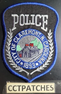 CLAREMONT, NORTH CAROLINA POLICE SHOULDER PATCH NC - Picture 1 of 2