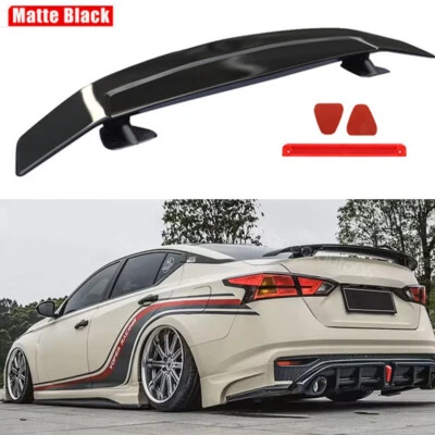 46" GT Style Racing Matte Black Rear Trunk Spoiler Wing For Nissan Altima Sedan Foto 1 de 4
