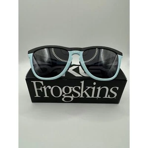 Oakley Frogskins Range Matte Carbon/Blue Milkshake/Prizm Black Sunglasses - Picture 1 of 7