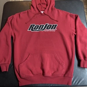 Small (but very big) Ron Jon Surf Shop Pullover Hoodie Sweatshirt Maroon - Picture 1 of 5