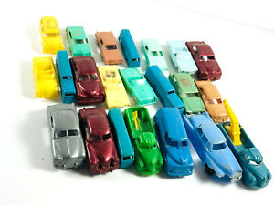 Lot (20+) plastic vintage toy car trucks F&F Thomas Hubley