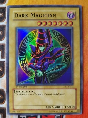 DARK MAGICIAN - SYE-001 Super Rare / 1st Edition Excellent English  - Bild 1 von 2